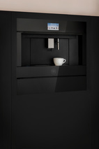 Bertazzoni Integrerad kaffemaskin, svart glas, Modern-series