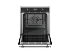 Bertazzoni Ångugn med pyrolys samt TFT-skärm, mattsvart/krom, Heritage-series