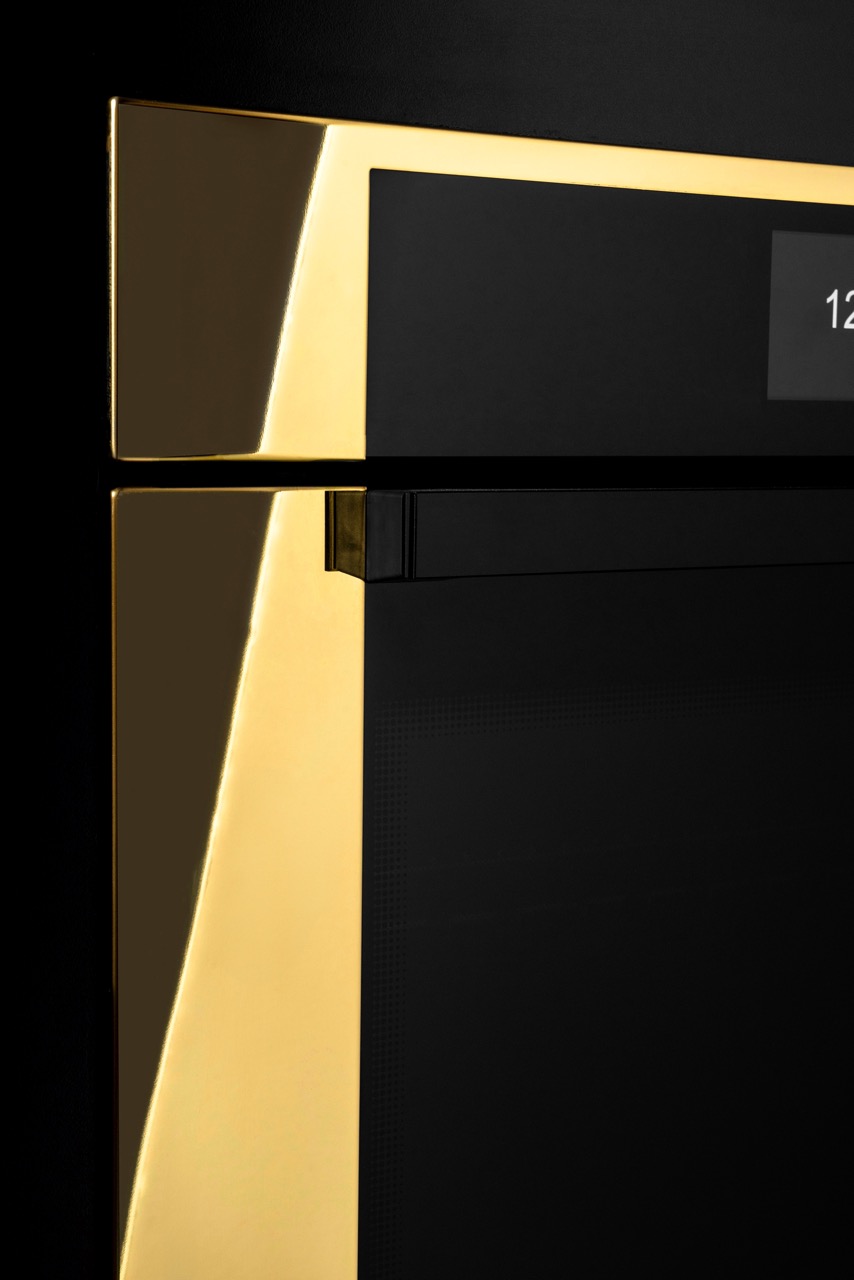 Bertazzoni Ugn med pyrolys TFT, guld, blank, Modern-series