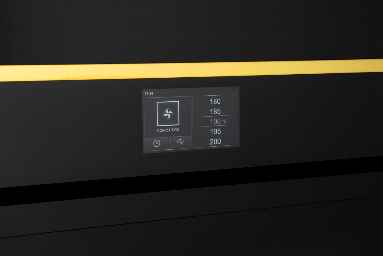 Bertazzoni Ugn med pyrolys TFT, guld, blank, Modern-series