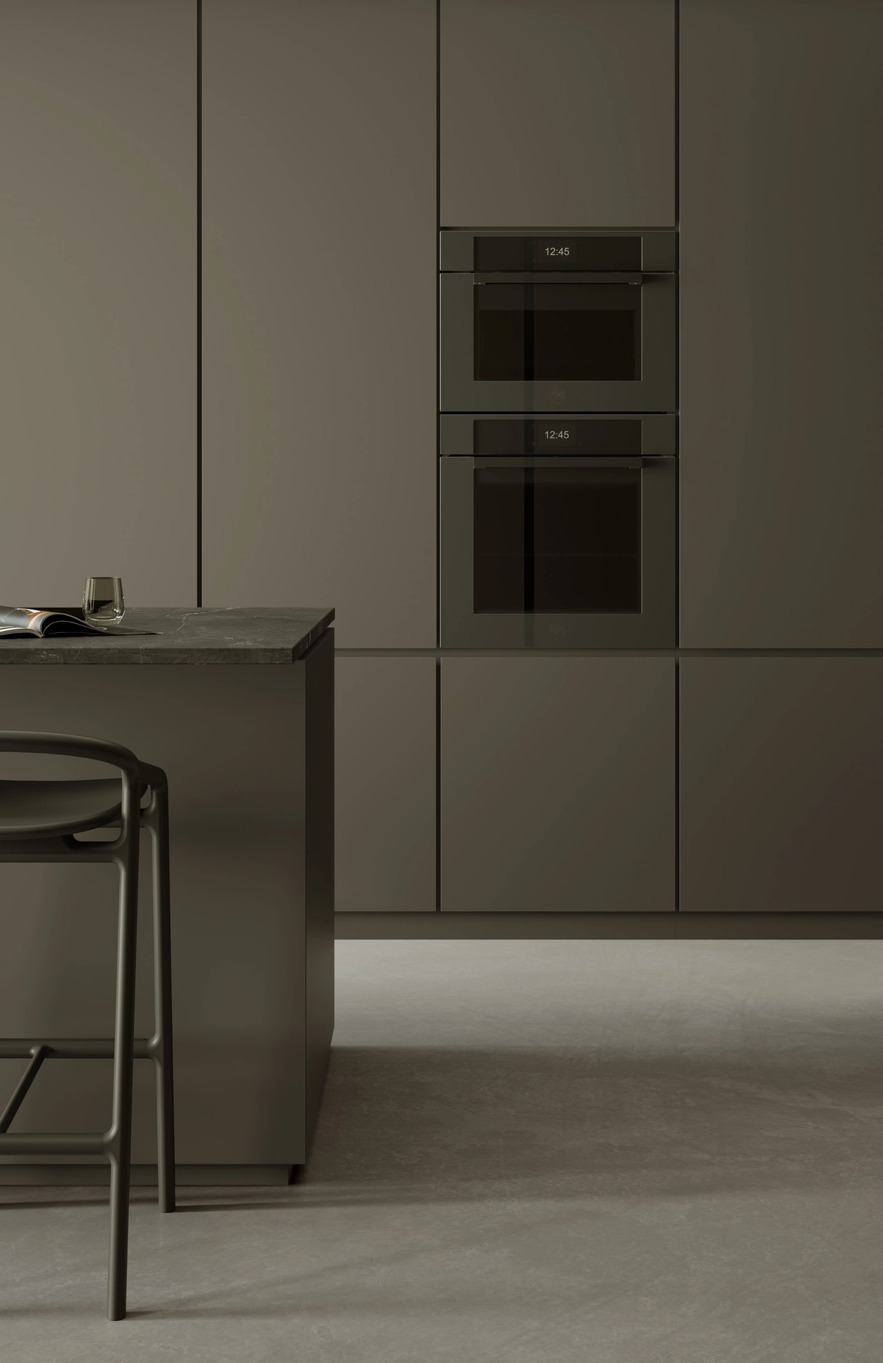 Bertazzoni Ugn med pyrolys TFT, obsidian, blank, Modern-series