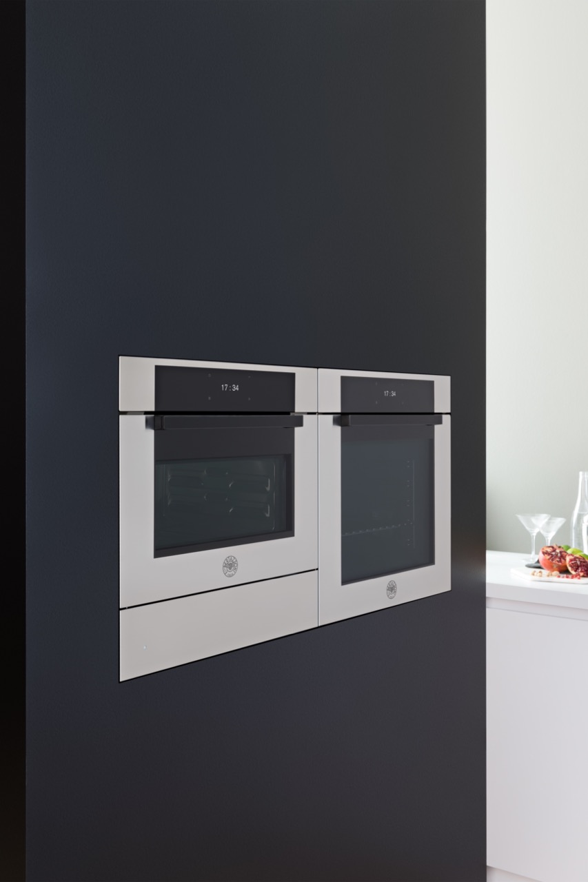 Bertazzoni Ångugn med pyrolys TFT, rostfri, Modern-series