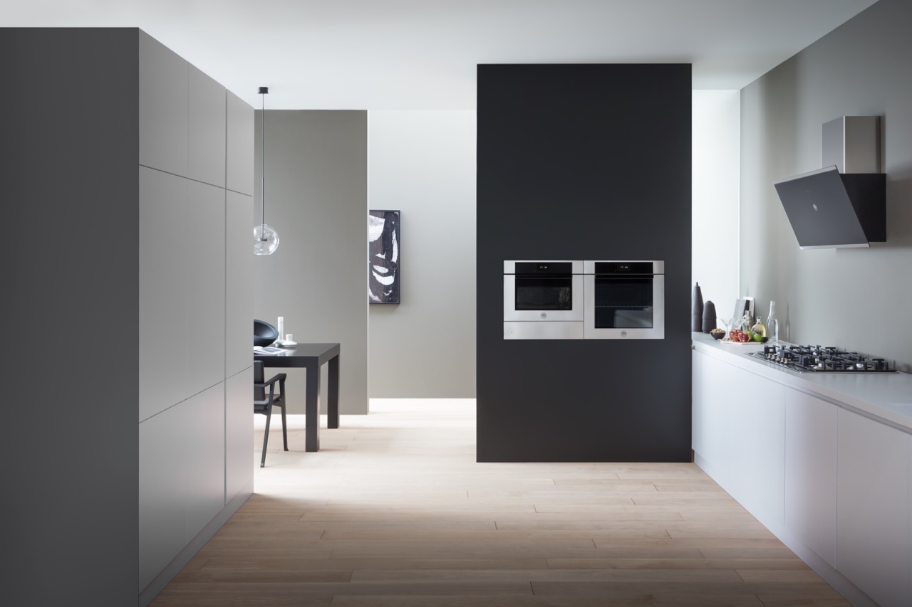 Bertazzoni Ångugn med pyrolys TFT, rostfri, Modern-series