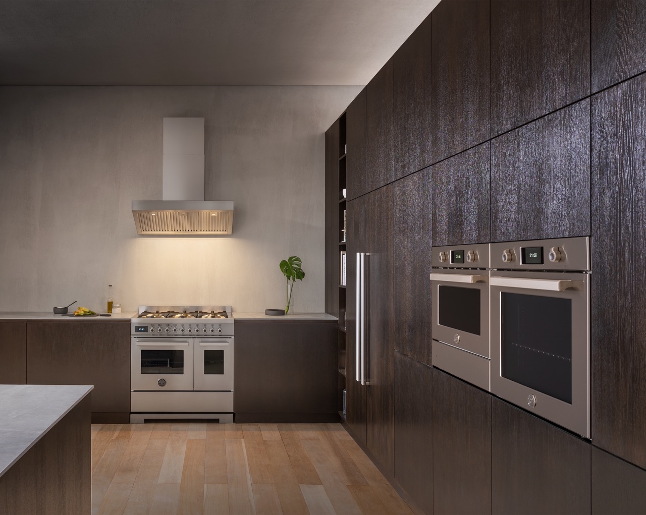 Bertazzoni Ångugn med pyrolys TFT, rostfri, Professional-series