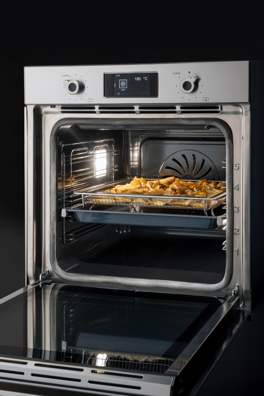 Bertazzoni Ångugn med pyrolys TFT, rostfri, Professional-series