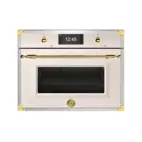 Bertazzoni Kombiugn med mikro, TFT, avorio / guld, Heritage-serien