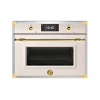Bertazzoni Kombiugn med mikro, TFT, avorio / guld, Heritage-serien
