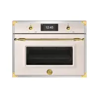 Bertazzoni Kombiugn med mikro, TFT, avorio / guld, Heritage-serien