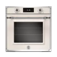 Bertazzoni Ångugn med pyrolys samt TFT-skärm, Avorio/krom, Heritage-series Avorio/krom