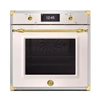 Bertazzoni Ångugn med pyrolys samt TFT-skärm, Avorio/guld, Heritage-series