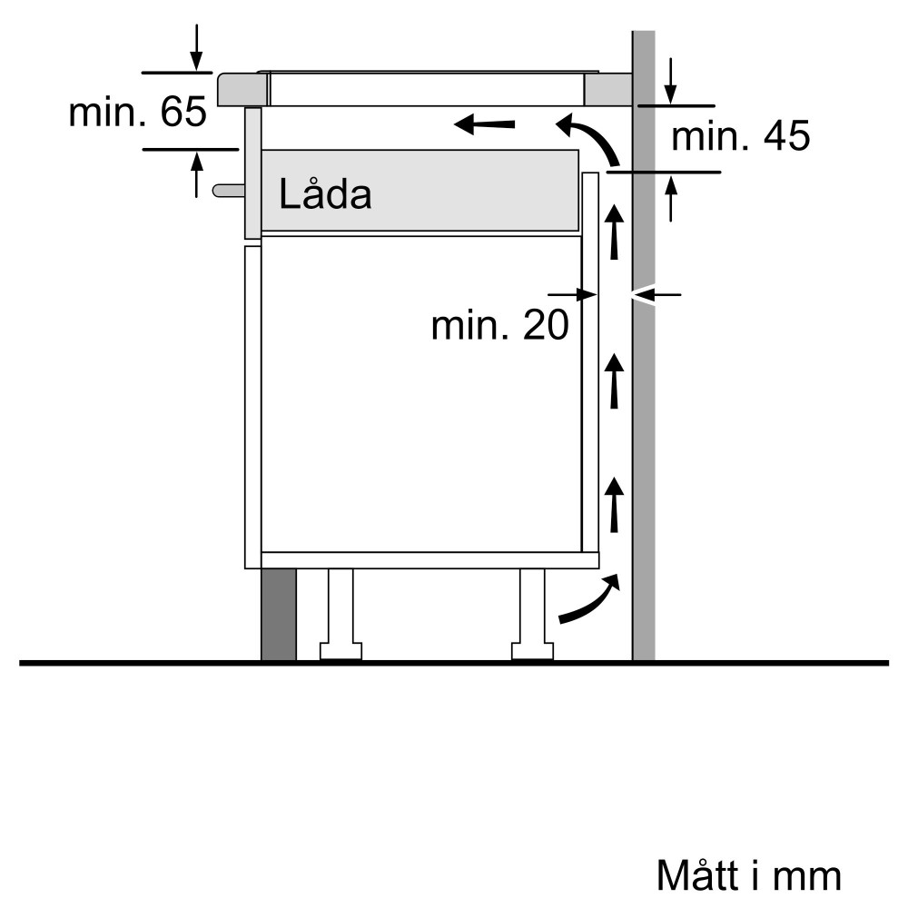 Siemens EU611BEB6E iQ100, Induktionshäll, 60 cm, Svart, utan ram