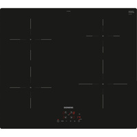 Siemens EH61RBEB6E iQ100, Induktionshäll, 60 cm, Svart, utan ram