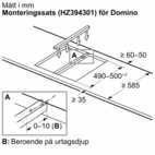 Siemens dominohäll EX375FXB1E