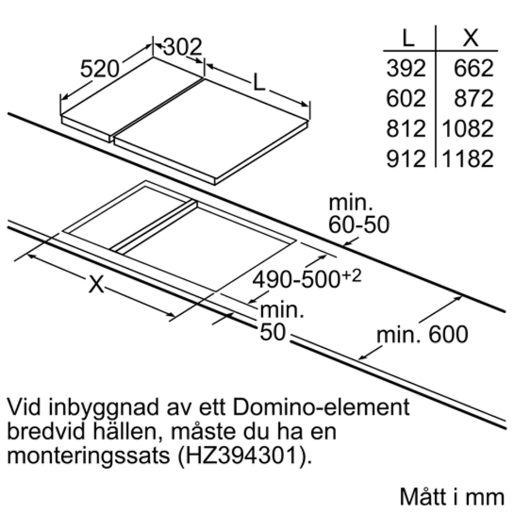 Siemens dominohäll EH375FBB1E