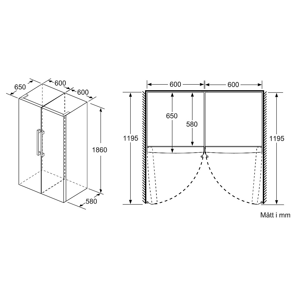 Bosch GSN36VIEP Serie 4 frysskåp