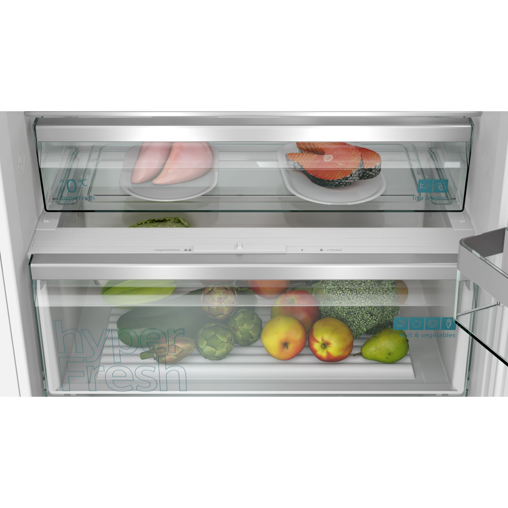 Siemens KB96NVSE0 iQ300, Integrerad kyl/frys