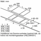 Bosch dominohäll PIB375FB1E