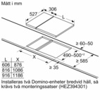 Bosch dominohäll PIB375FB1E