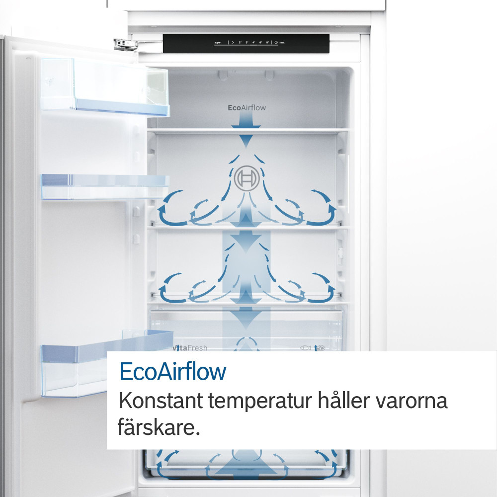 Bosch Serie 6 integrerad kylskåp KUR21ADE0