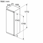 Bosch Serie 6 integrerad kylskåp KIR81ADD0