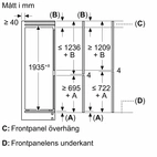 Bosch Serie 4 integrerad kyl/frys KIN96VFD0