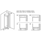 Bosch KBN96NSE0 Integrerad kyl/frys