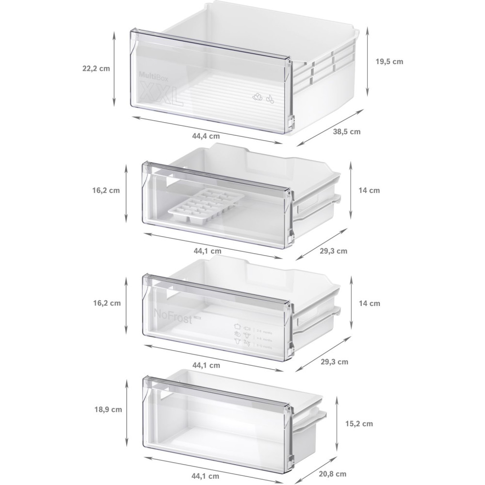Bosch integrerad kyl/frys Serie 2 KIN96NSE0