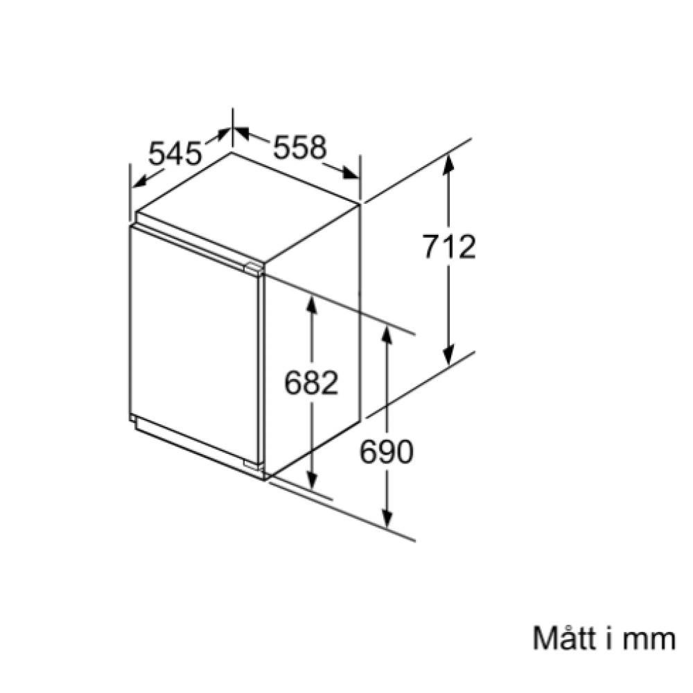 Bosch Inbyggd Frys GIV11AFE0, LowFrost