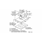 Siemens frihängande fläktkåpa LF97BCP50