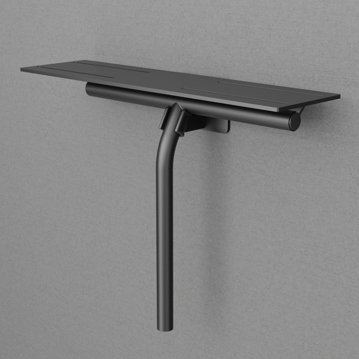 Duschskrapa med hylla Style Black
