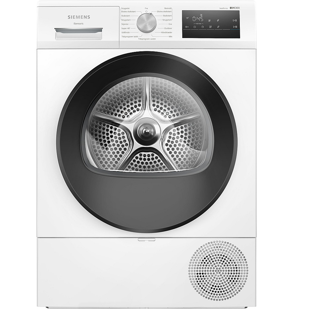 Siemens iQ300 värmepumpstorktumlare 8 kg WT45HV0EDN