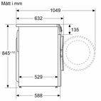 Siemens Tvättmaskin frontmatad 9 kg WG44G2FWDN