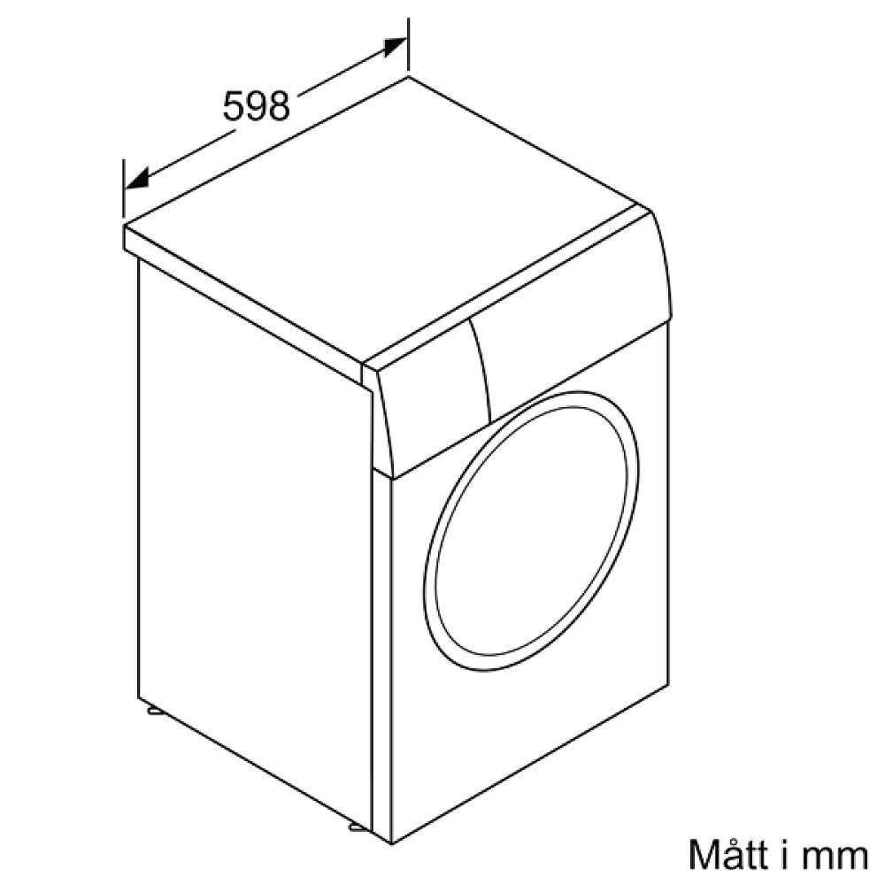 Siemens iQ500 Tvättmaskin frontmatad 9 kg WG44G2FPDN