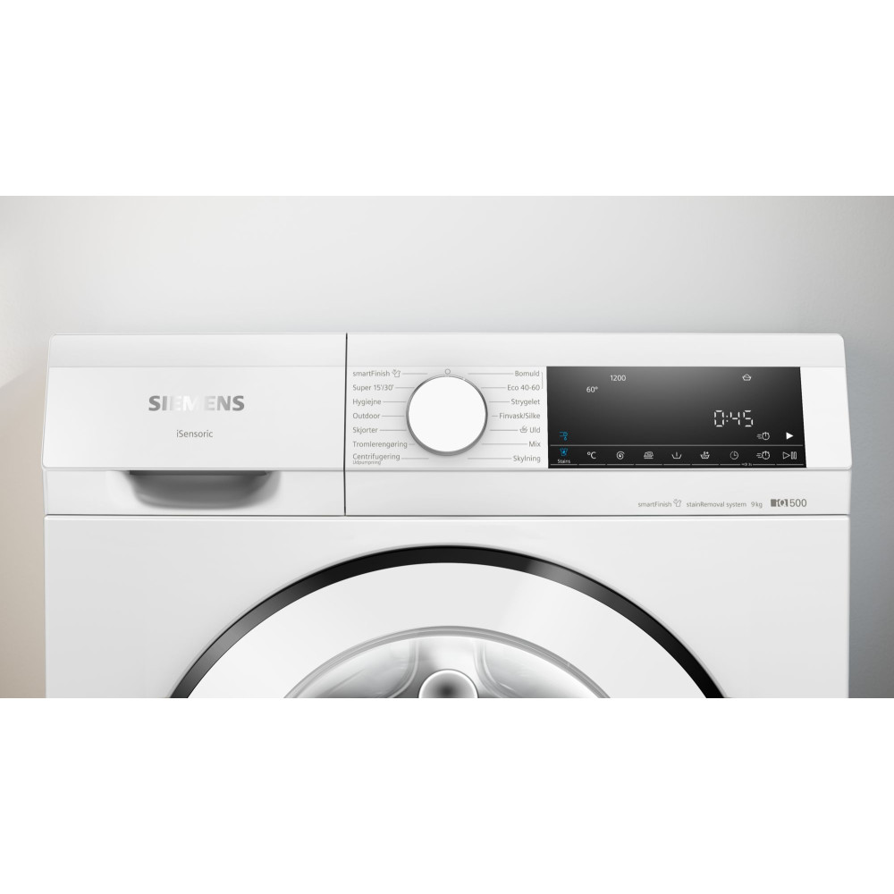 Siemens iQ500 Tvättmaskin frontmatad 9 kg WG42G2ZLDN