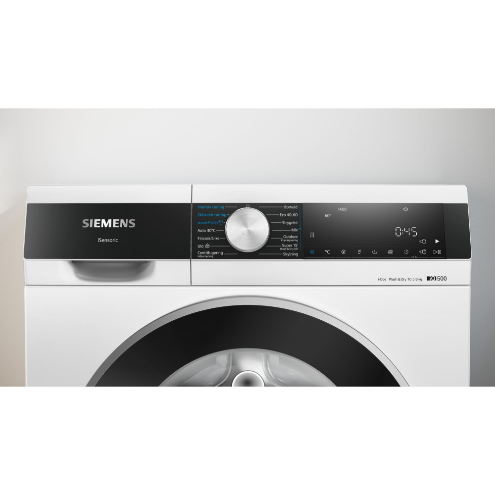 Siemens iQ500 kombinerad tvätt och tork 10,5/6 kg WN54G2A0DN