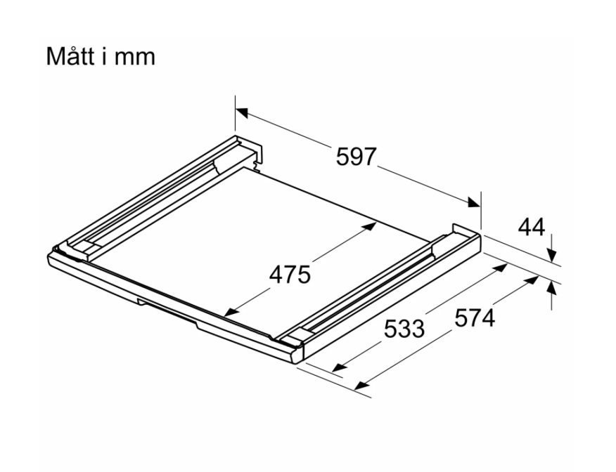 Siemens stapelsats med utdragsskiva WZ27400