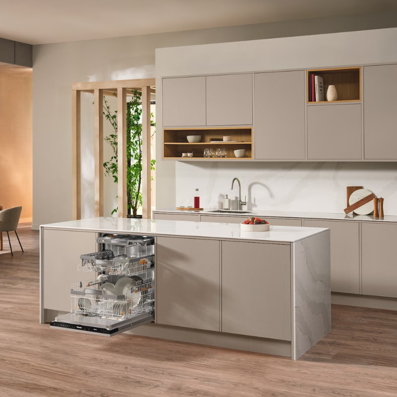 Miele Helintegrerad diskmaskin G 7788 SCVi XXL AutoDos K2O FF Obsidiansvart