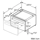 Bosch Monteringsram med utdragslåda WTZPW20D