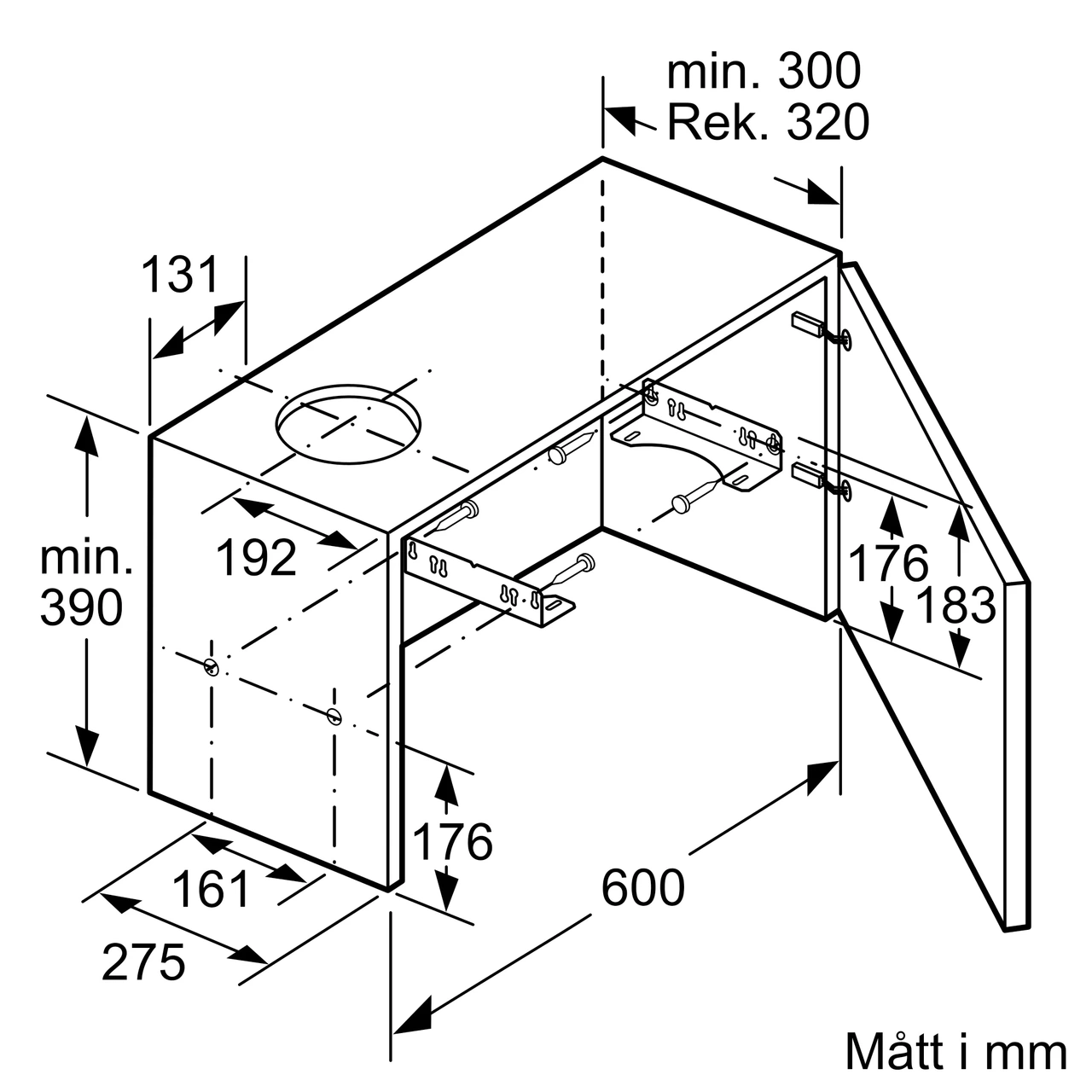 Bosch fläktkåpa DFL064A52