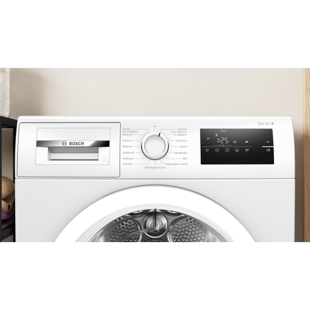 Bosch Serie 4 värmepumpstumlare 7 kg WTH85VL5SN