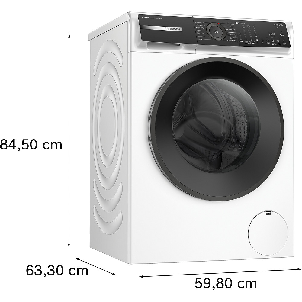 Bosch Serie 6 frontmatad tvättmaskin 10 kg WGH256AESN