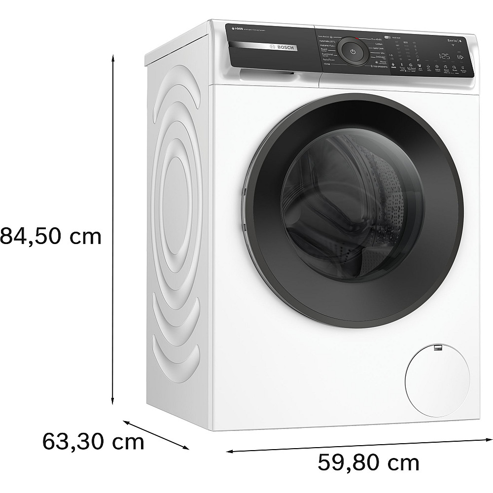 Bosch Serie 6 frontmatad tvättmaskin 10 kg WGH256AESN