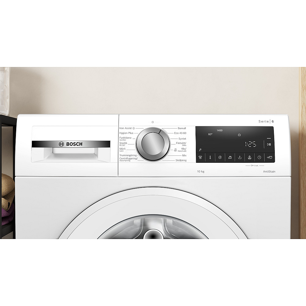 Bosch Serie 6 frontmatad tvättmaskin 10 kg WGG254ZASN