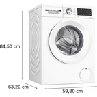 Bosch Serie 6 frontmatad tvättmaskin 10 kg WGG254ZASN