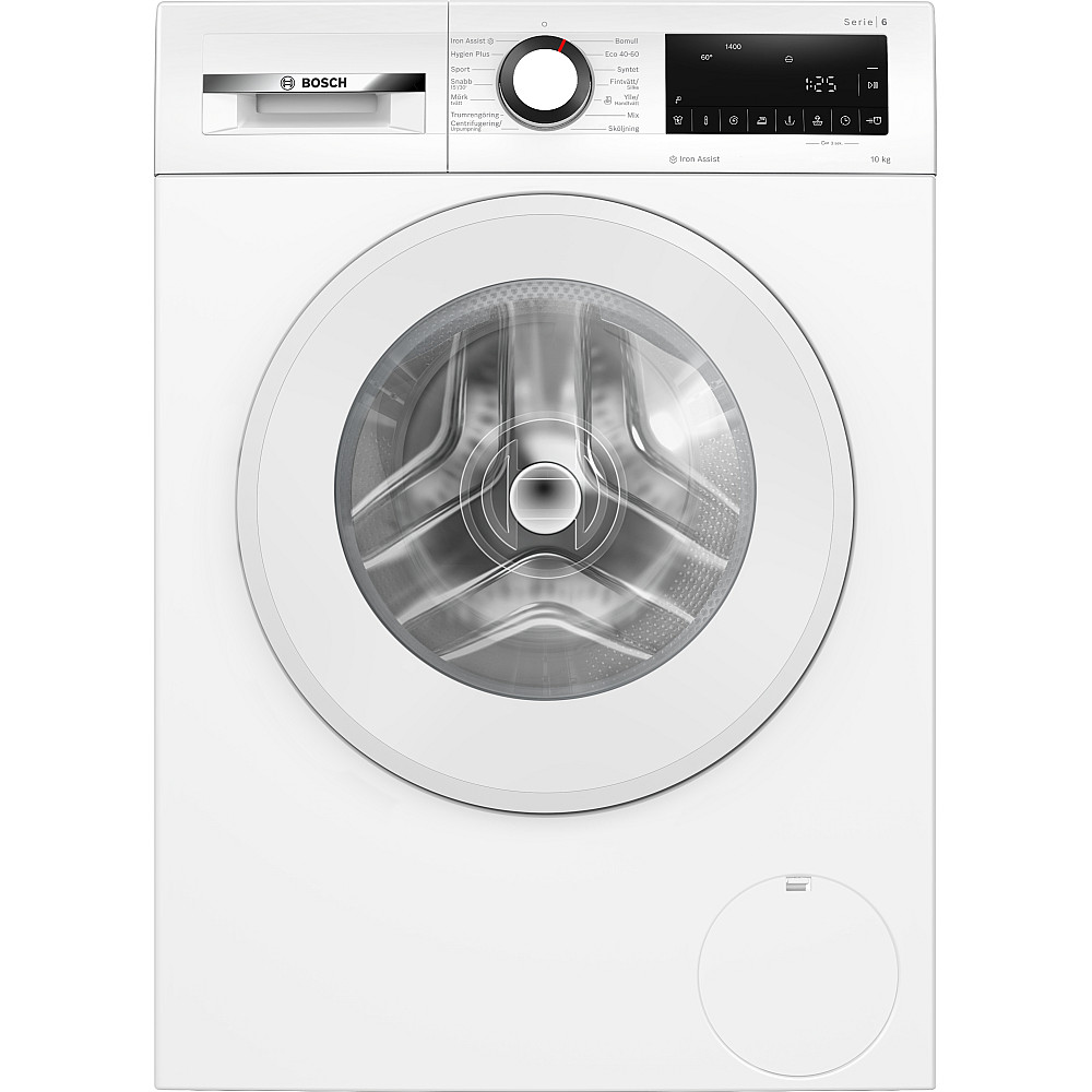 Bosch Serie 6 frontmatad tvättmaskin 10 kg WGG254Z0SN