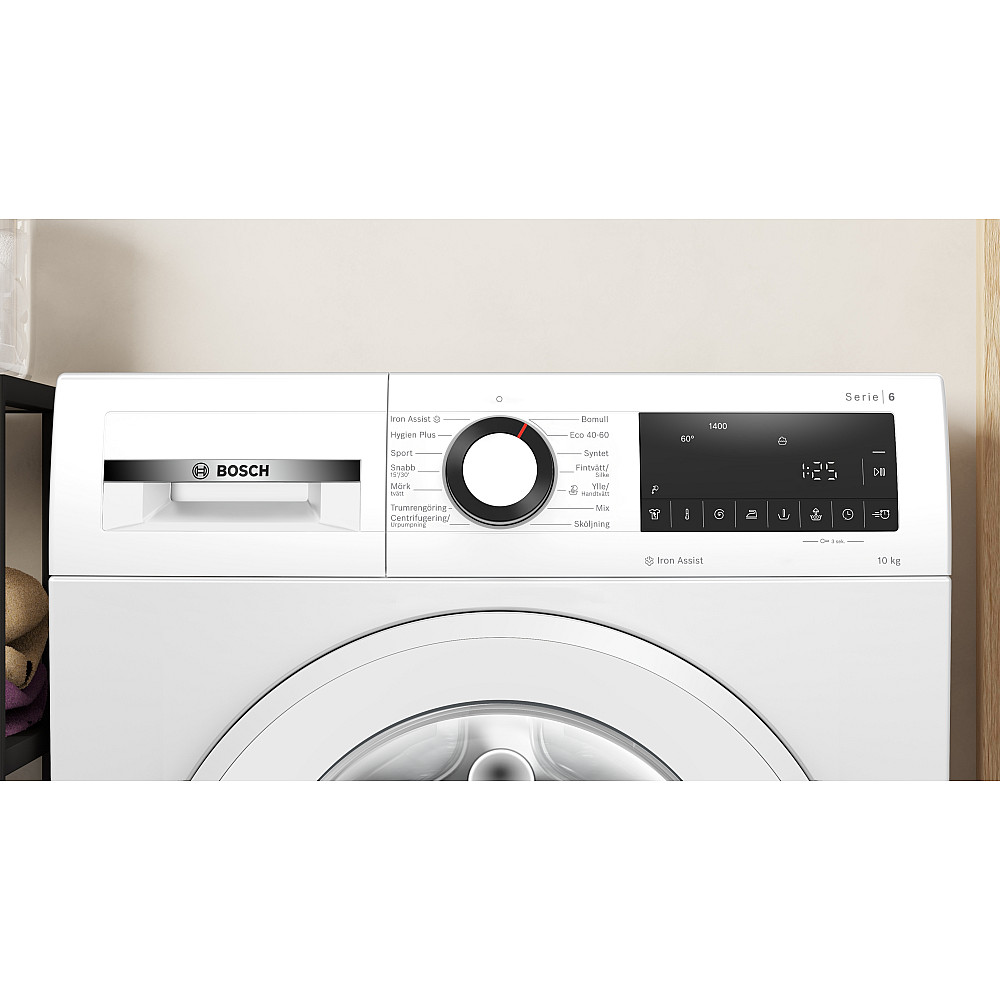 Bosch Serie 6 frontmatad tvättmaskin 10 kg WGG254Z0SN