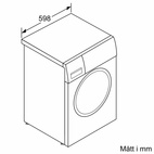 Bosch Serie 6 tvättmaskin frontmatad 9 kg WGG244ZMSN