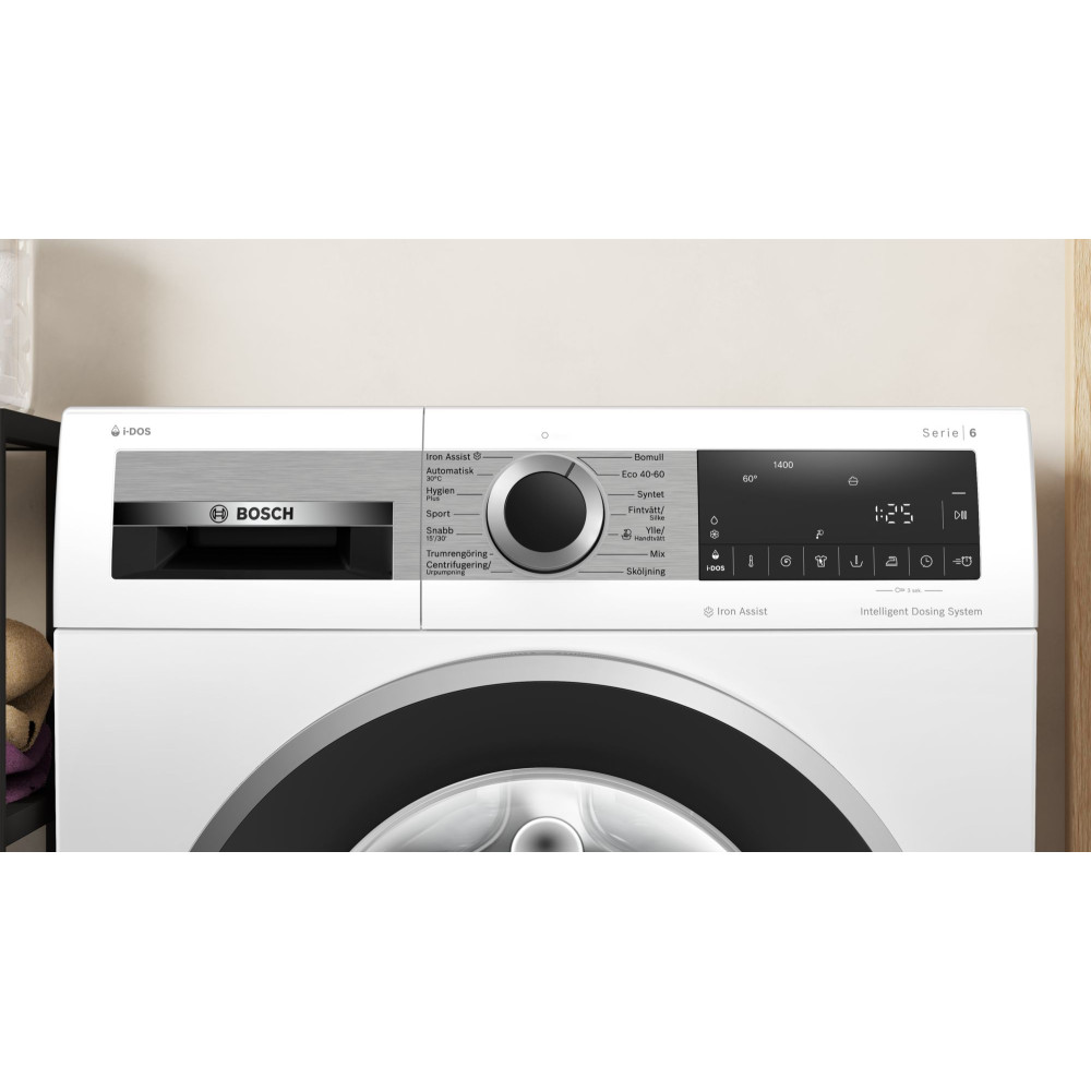 Bosch Serie 6 frontmatad tvättmaskin 9 kg WGG244FTSN