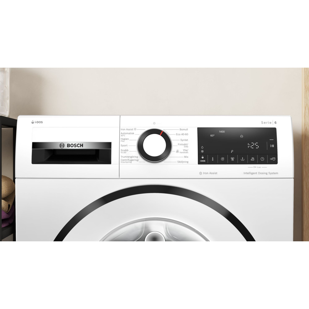 Bosch Serie 6 tvättmaskin frontmatad 9 kg WGG244FNSN
