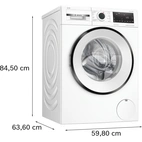 Bosch Serie 6 tvättmaskin frontmatad 9 kg WGG244FNSN